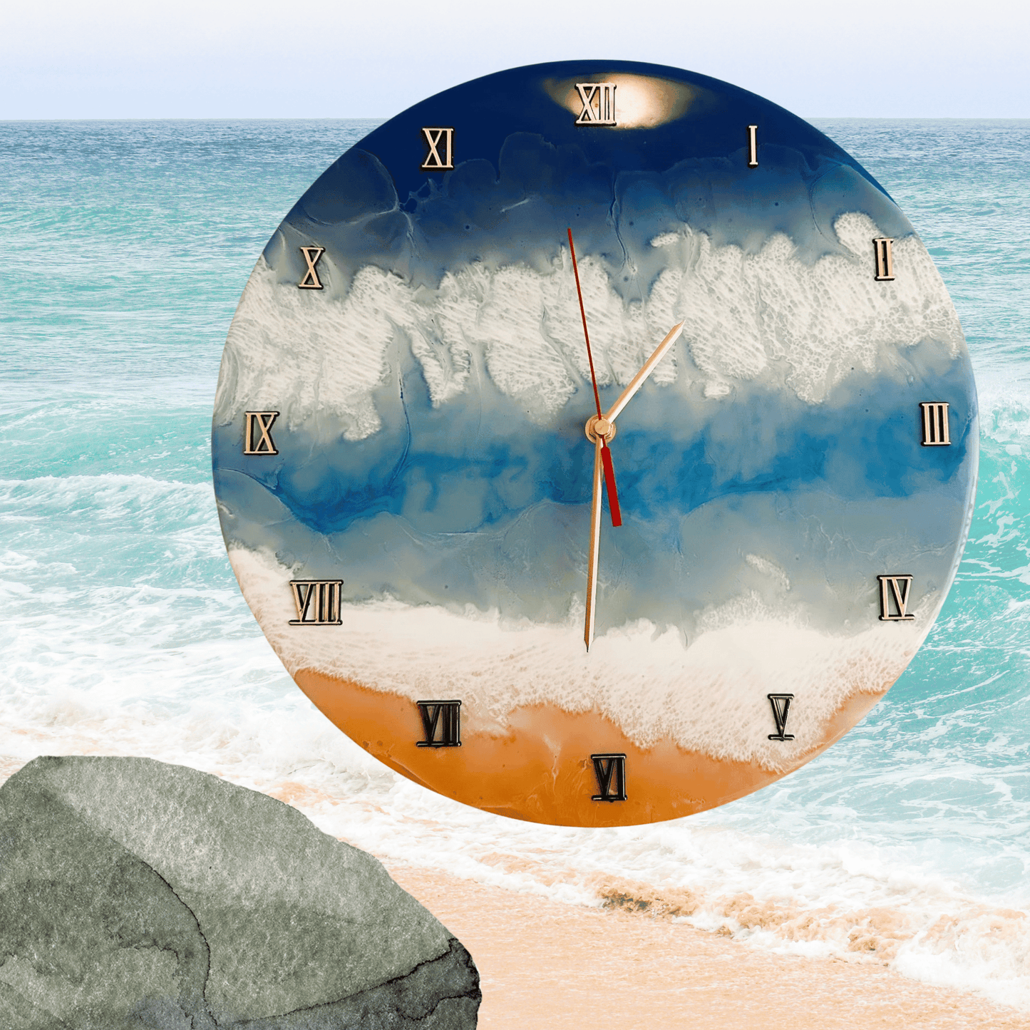 Resin Wall Clock 4