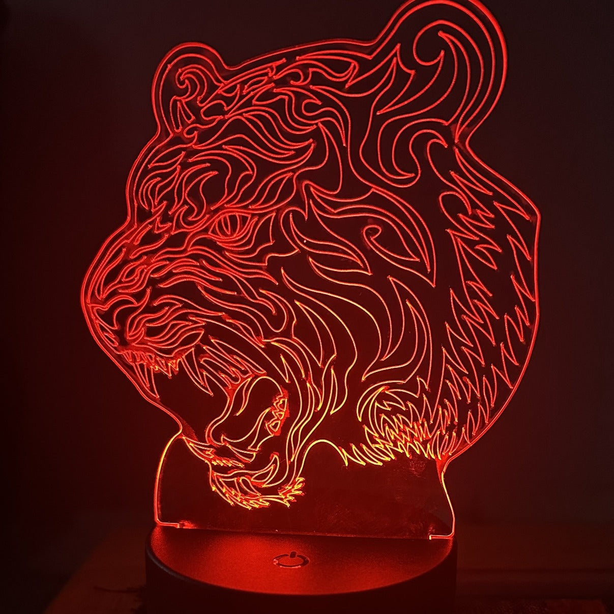 3D LED Acrylic Tiger