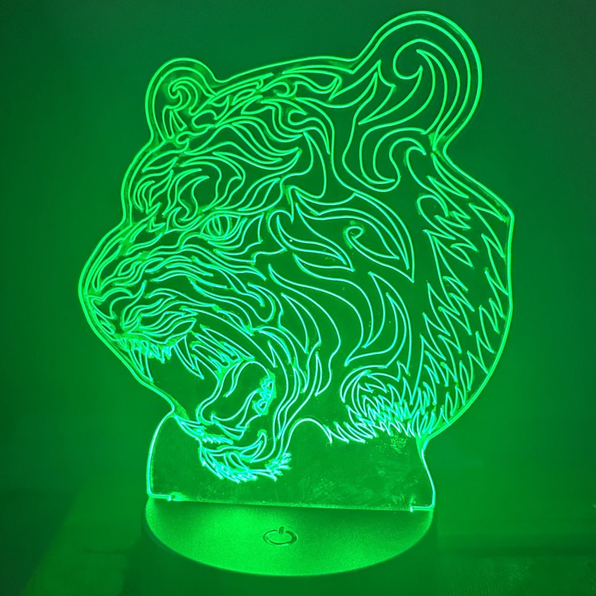 3D LED Acrylic Tiger