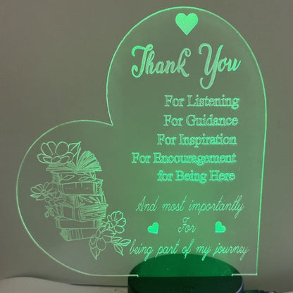 3D LED Acrylic Thank You