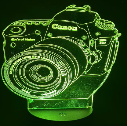 3D LED Acrylic Camera