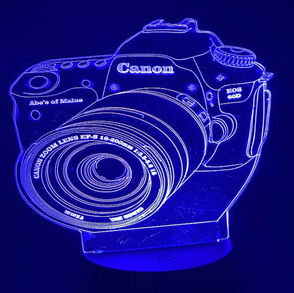 3D LED Acrylic Camera