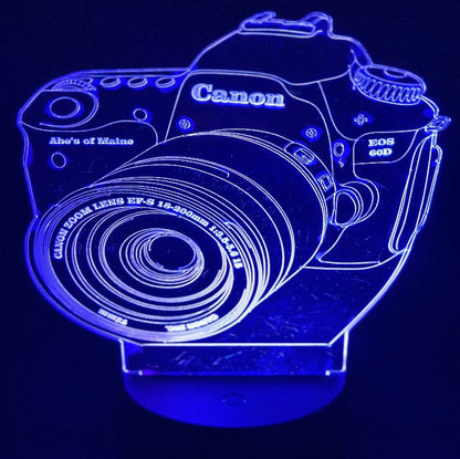 3D LED Acrylic Camera