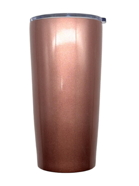 Double wall Rose Gold Stainless Steel Rum Tumbler