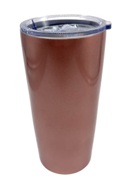 Double wall Rose Gold Stainless Steel Rum Tumbler