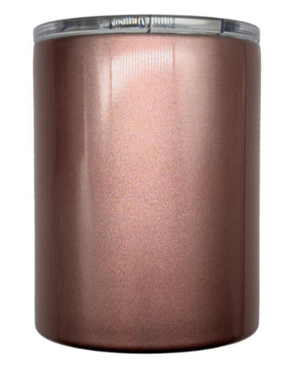 Sublimation Rose Gold Stainless Steel Whiskey Tumbler 12oz