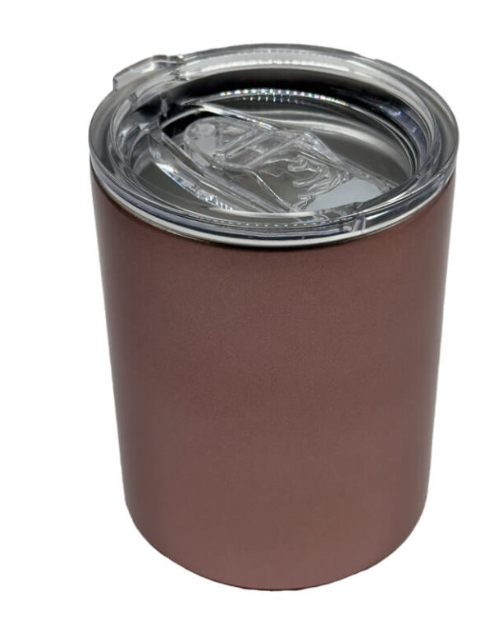 Sublimation Rose Gold Stainless Steel Whiskey Tumbler 12oz