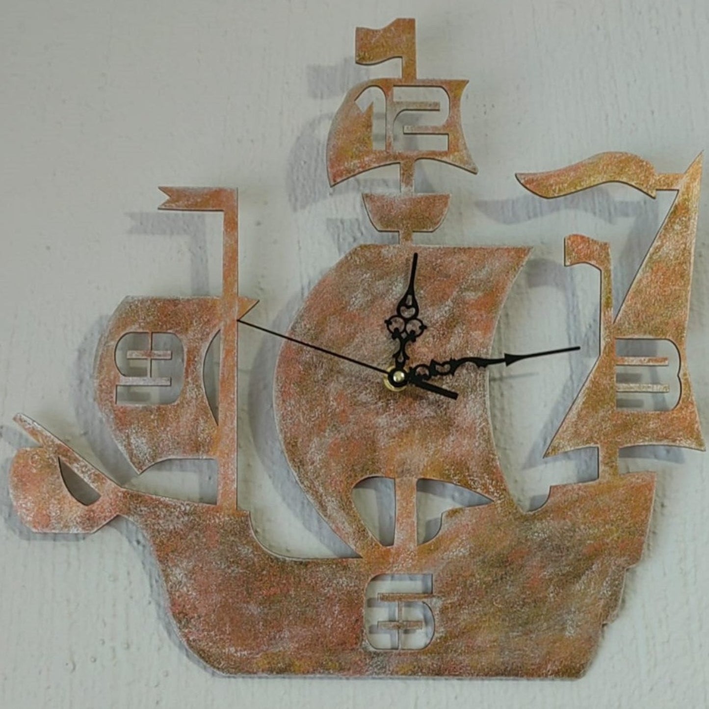 Unique Design Wall Clock - Ship